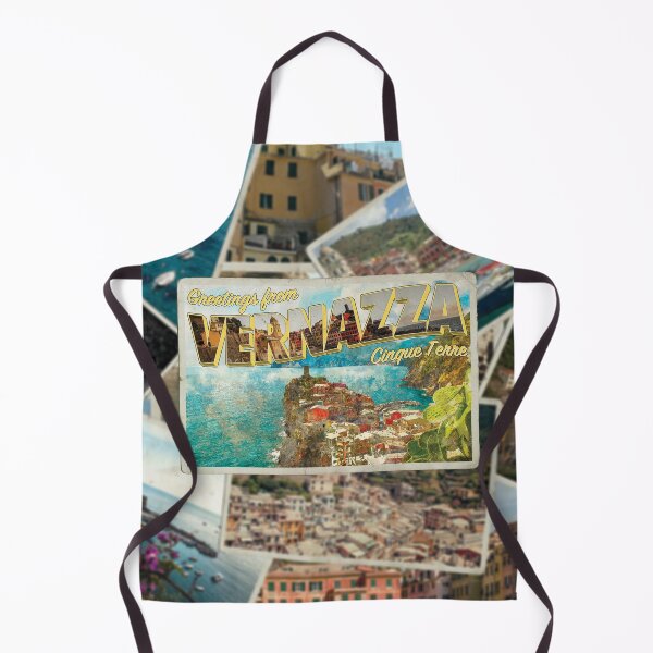 Item preview, Saludos desde Vernazza Cinque Terre Recuerdo retro de estilo vintage designed and sold by DeveloperProp0.