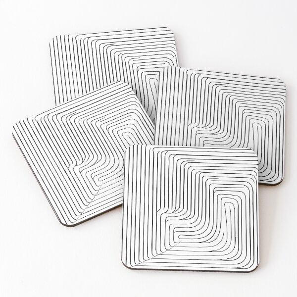 Item preview, Not Perfect Lines | NOptical Illusion | Minimal Magic 1 designed and sold by Jumitu-Art.