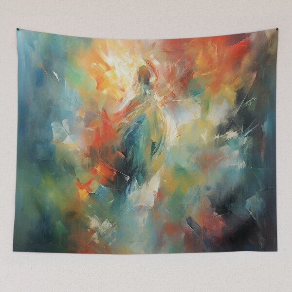 Item preview, Oil Abstract Spirit designed and sold by Drealm.