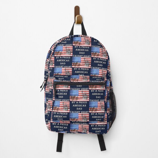 Item preview, Raised Right By A Proud American Dad designed and sold by Cute & Sassy Custom Gifting Boutiques.