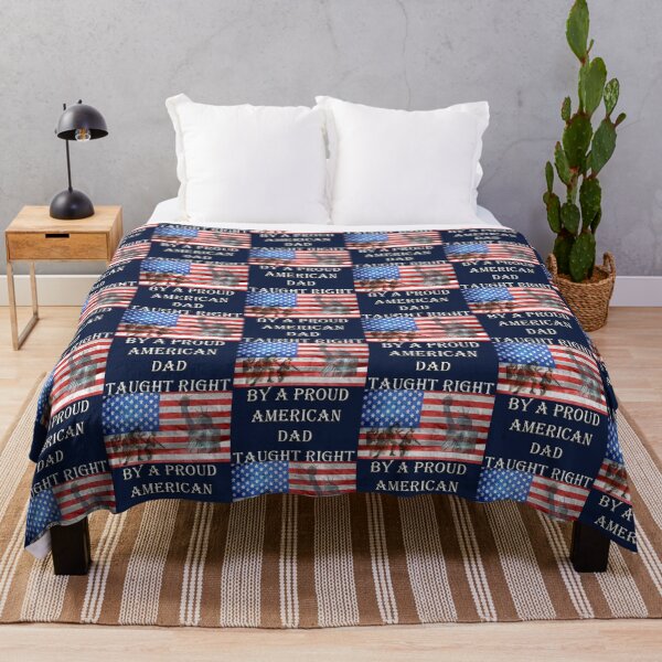 Item preview, Raised Right By A Proud American Dad designed and sold by Cute & Sassy Custom Gifting Boutiques.