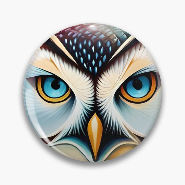 Item preview, Owl Bird Night Moon Water Color Nature Wildlife Art designed and sold by PixelCraving.