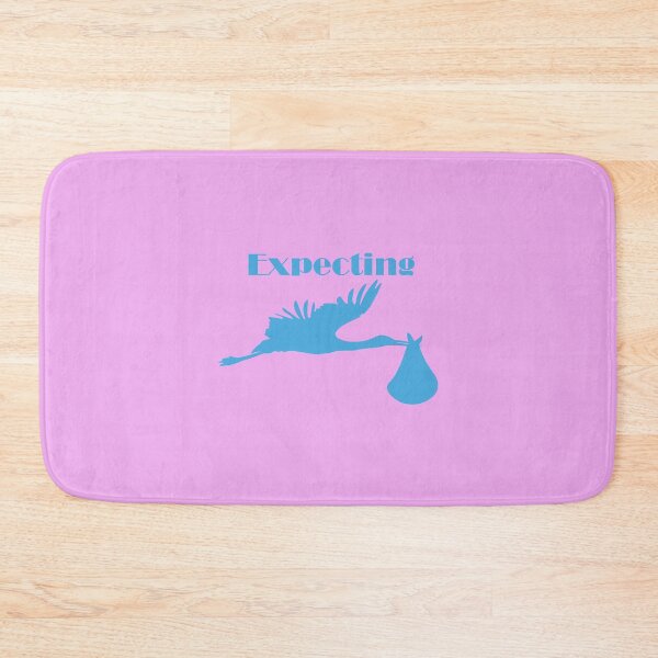Item preview, Stork Delivering Baby - blue version designed and sold by DesignsbyJBird.