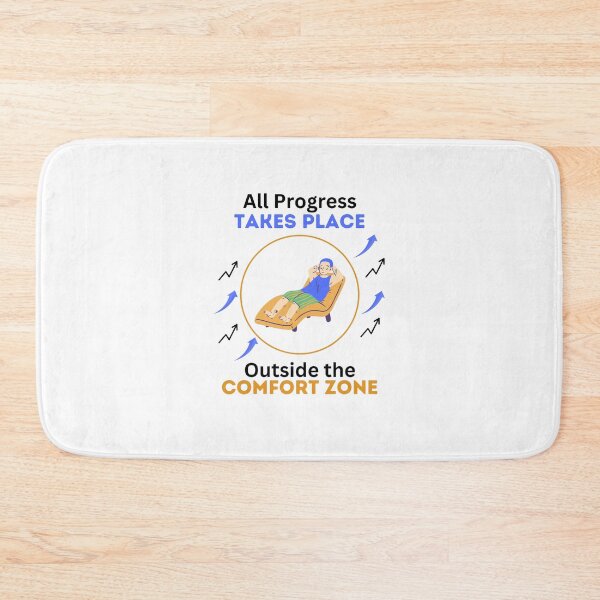 Item preview, All progress takes place outside the comfort zone designed and sold by JolieMastery.