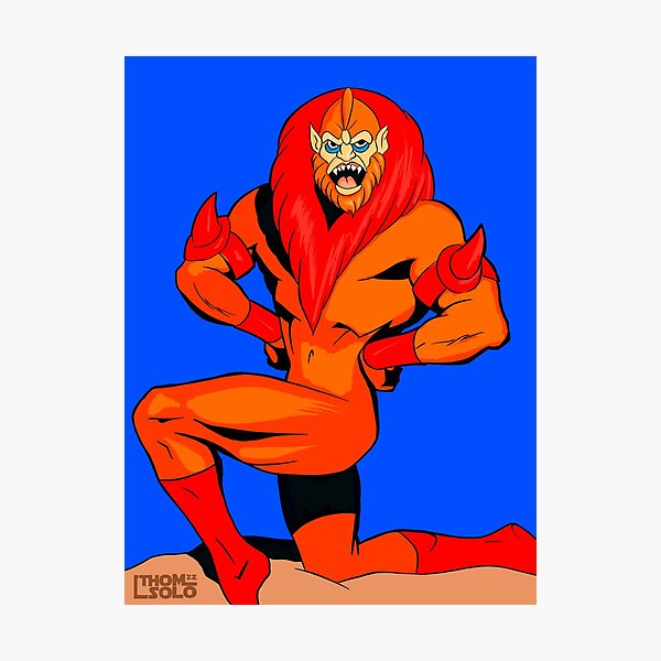 Beast-Man Pinup Photographic Print