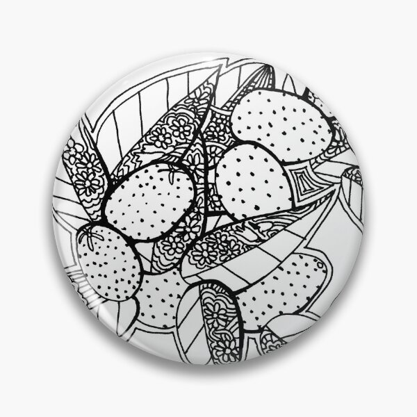 Item preview, California Kumquats Black and White Pen and Ink Drawing designed and sold by RhondaChase.