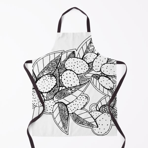 Item preview, California Kumquats Black and White Pen and Ink Drawing designed and sold by RhondaChase.