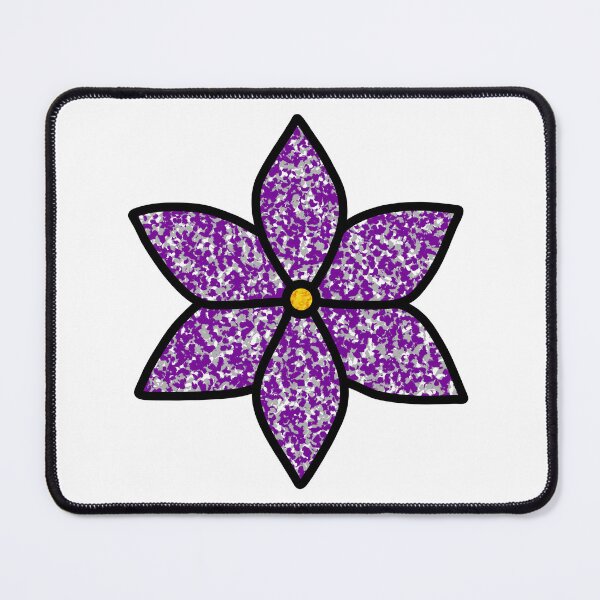 Item preview, Abstract Greysexual Flower designed and sold by SilverFantasy.
