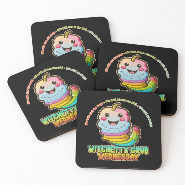 Item preview, Witchetty Grub Wednesday Kawaii Bug Buffet designed and sold by danielliamgill.