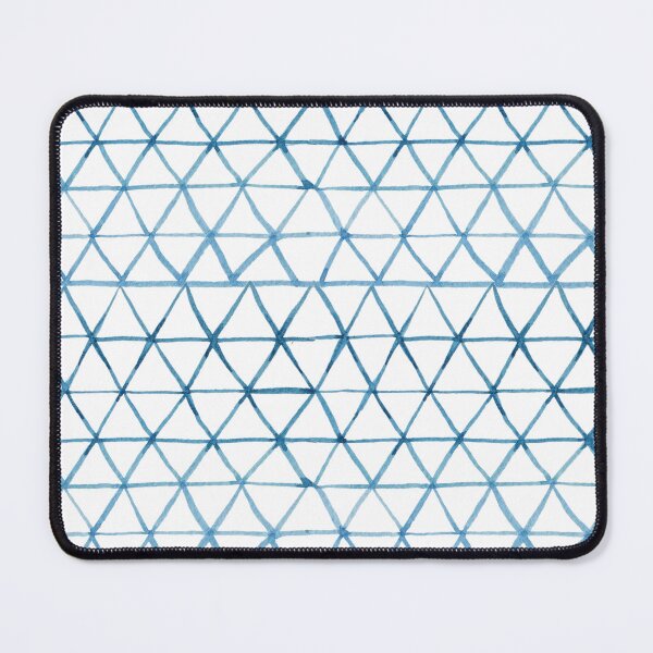 Item preview, Indigo Geo Triangle Pattern designed and sold by sofiahawk.