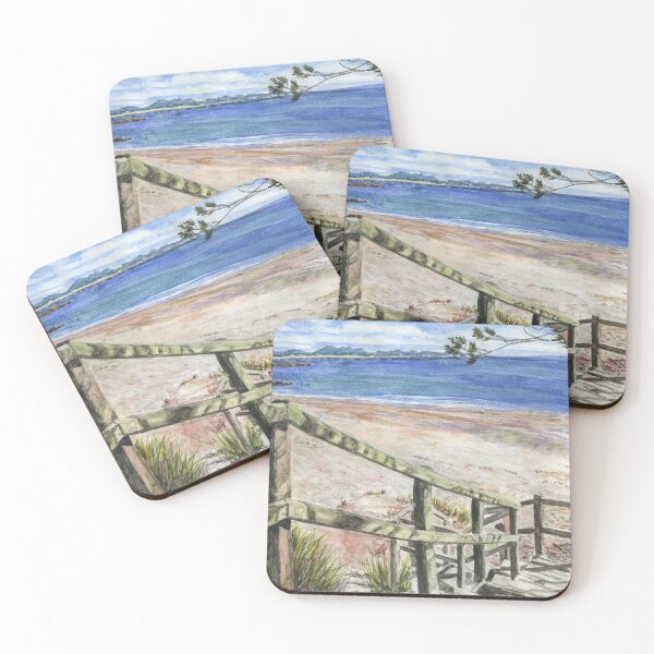 Item preview, The View Down to Traeth Llydan or Silver Bay on Ynys Cybi / Holy Island, Ynys Môn / Anglesey  designed and sold by LymphomaLass.