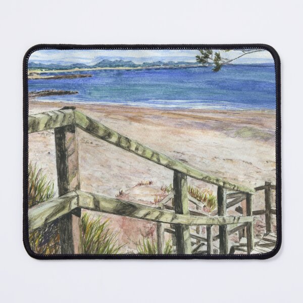 Item preview, The View Down to Traeth Llydan or Silver Bay on Ynys Cybi / Holy Island, Ynys Môn / Anglesey designed and sold by LymphomaLass.