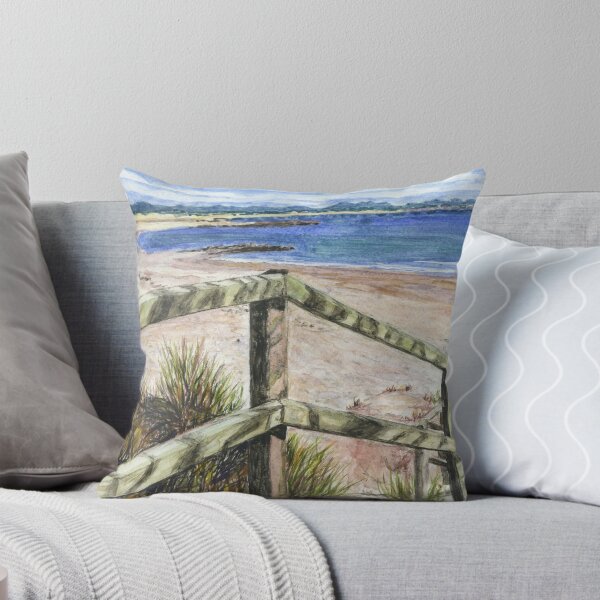 Item preview, The View Down to Traeth Llydan or Silver Bay on Ynys Cybi / Holy Island, Ynys Môn / Anglesey  designed and sold by LymphomaLass.