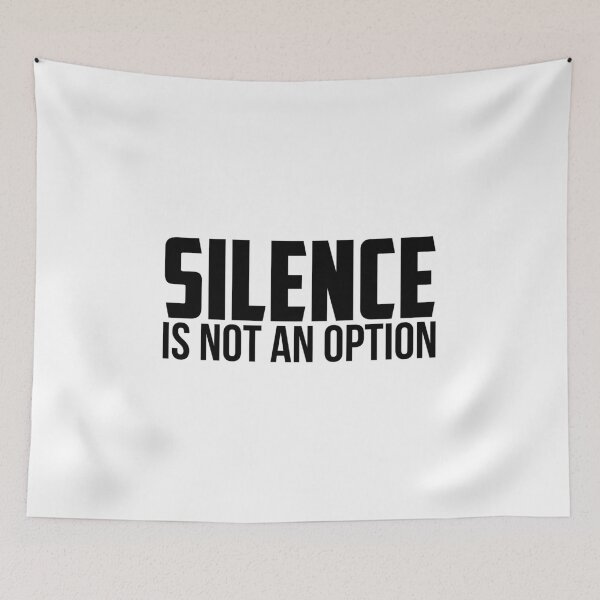Item preview, Silence Is Not An Option | African American Black History designed and sold by UrbanApparel.