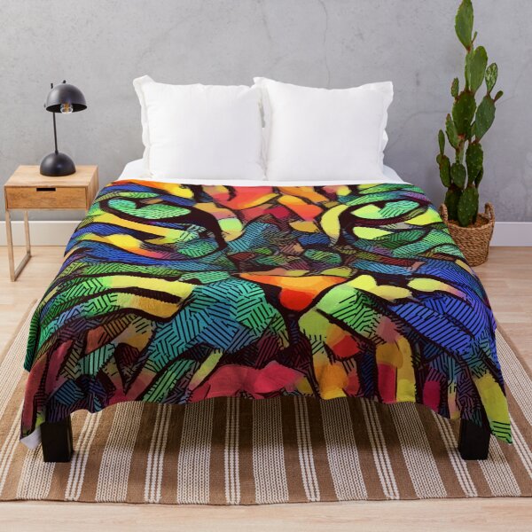 Item preview, Colorful cat face designed and sold by zeljana0504.