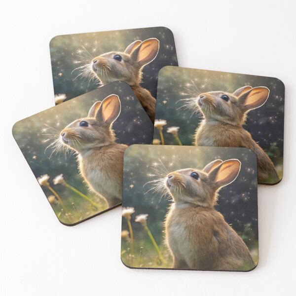 Item preview, A Whimsical Wildfire Hare with Fluffy Whiskers designed and sold by libanmax.