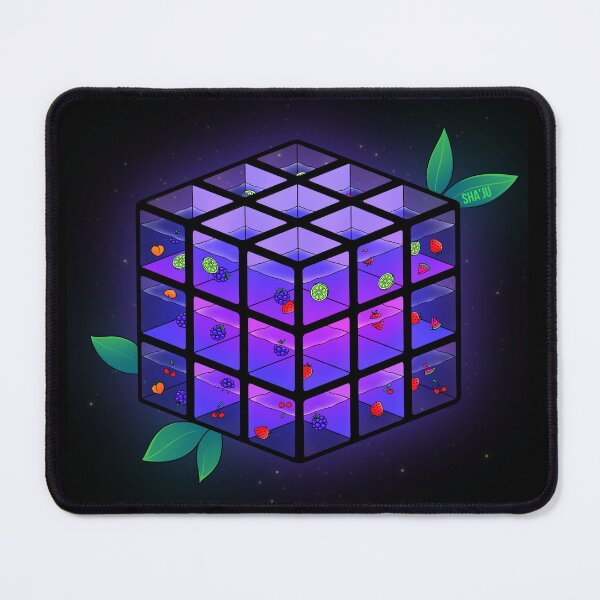 Item preview, Purple fruit fluid glowing Rubik's cube designed and sold by Shaju.