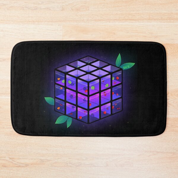 Item preview, Purple fruit fluid glowing Rubik's cube designed and sold by Shaju.