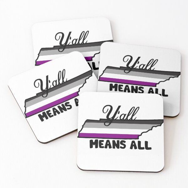 Item preview, Tennessee Pride- "Y'all Means All"- Asexual Flag designed and sold by CUKat23.