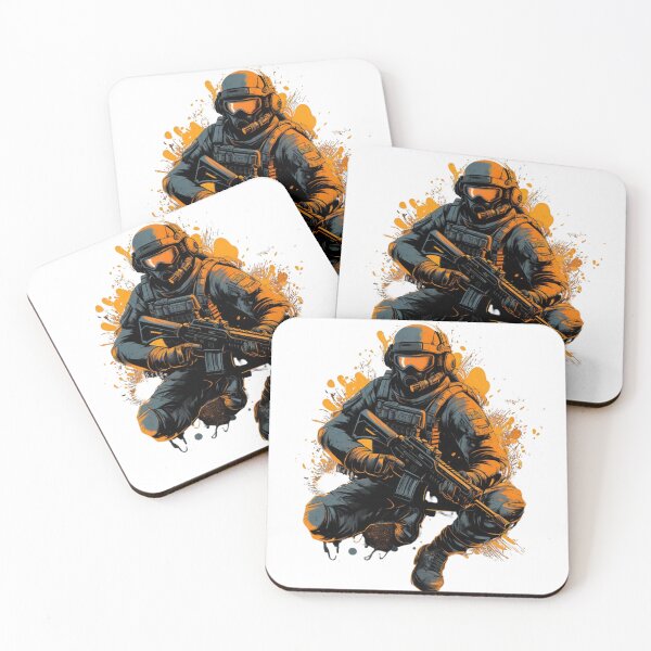 Item preview, Dynamic Six Siege Operator T-Shirt Design | Tactical Gaming Apparel designed and sold by UmutK.