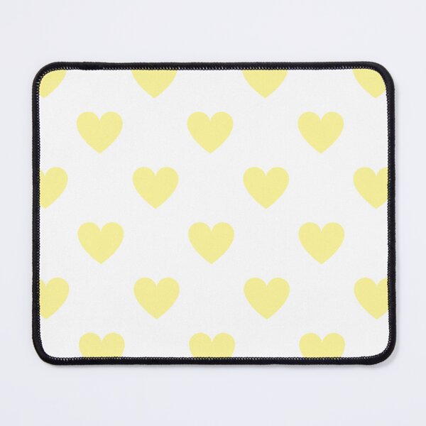 Item preview, Yellow heart print on white 2 designed and sold by LittleBettyMakes.