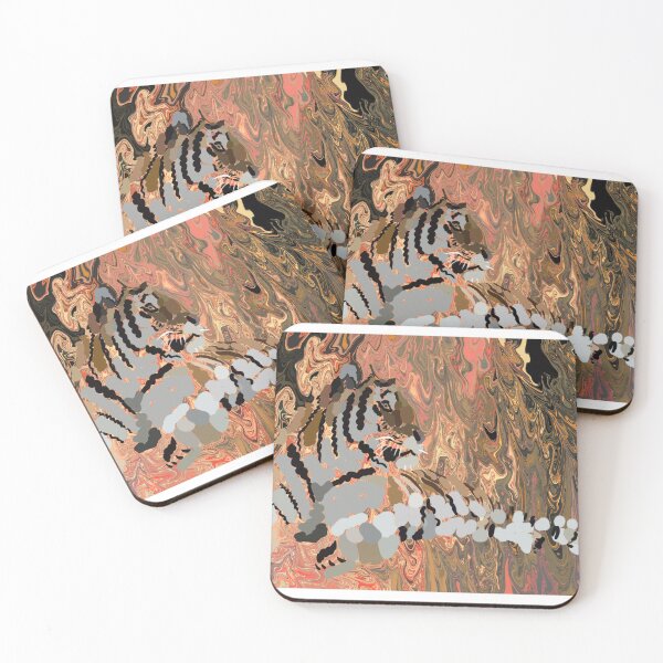 Item preview, Tigre de fuego designed and sold by Katie Riley.