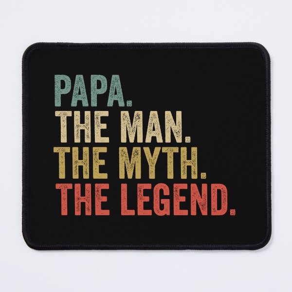 Item preview, papa the man the myth the legend retro fathers day designed and sold by Majesticoo.