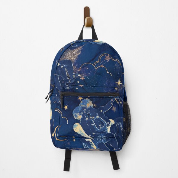 Item preview, Blue Gemini Constellation with Moon and stars designed and sold by DarkstarDesign.