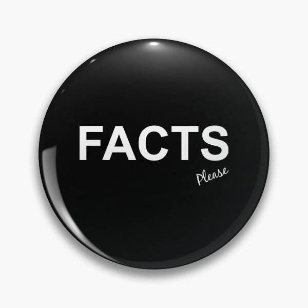 Item preview, Facts, please white designed and sold by Politics-Corner.