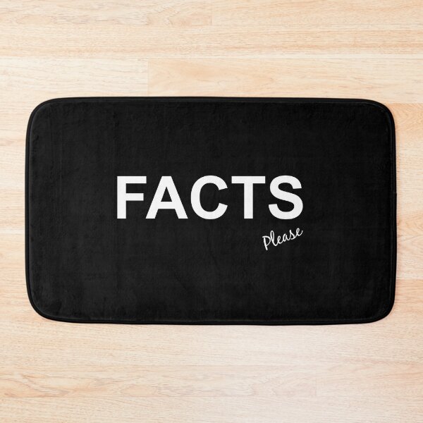 Item preview, Facts, please white designed and sold by Politics-Corner.