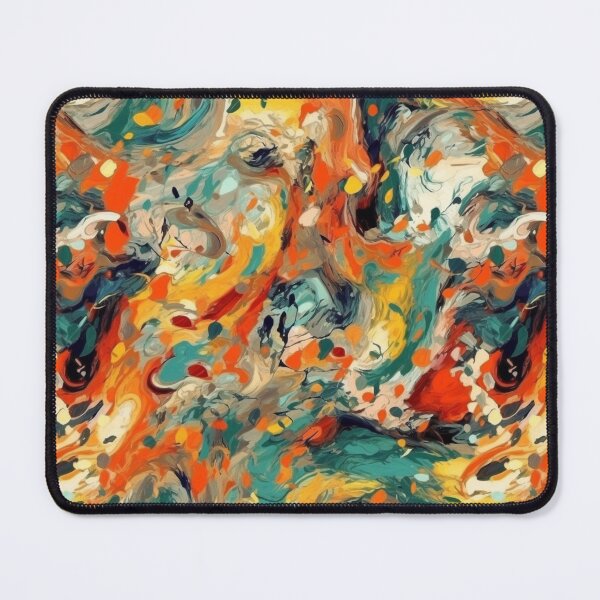 Item preview, Vibrant Patterned Art Print - Fluid and Abstract Motifs designed and sold by GiveMeMood.