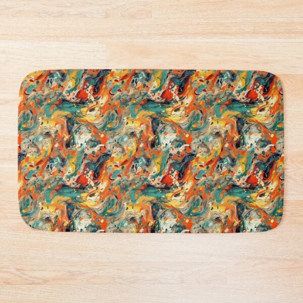 Item preview, Vibrant Patterned Art Print - Fluid and Abstract Motifs designed and sold by GiveMeMood.