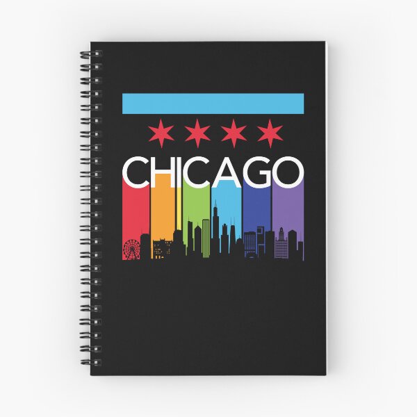 Item preview, Chicago Skyline Colorful Rainbow designed and sold by Highway24.