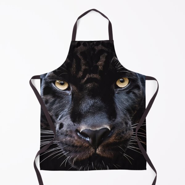 Aperçu de l'œuvre Regard fascinant - Panthère noire puissante aux yeux perçants créée et vendue par SweetWhiskers.