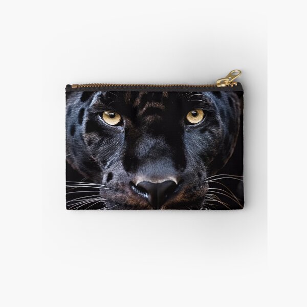 Artikelvorschau, Faszinierender Blick – Kraftvoller schwarzer Panther mit durchdringenden Augen entworfen und verkauft von SweetWhiskers.