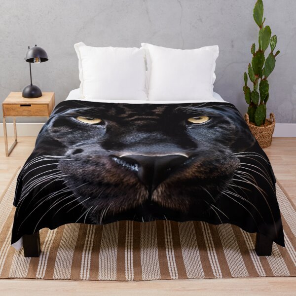 Item preview, Mesmerizing Gaze - Powerful Black Panther with Piercing Eyes designed and sold by SweetWhiskers.