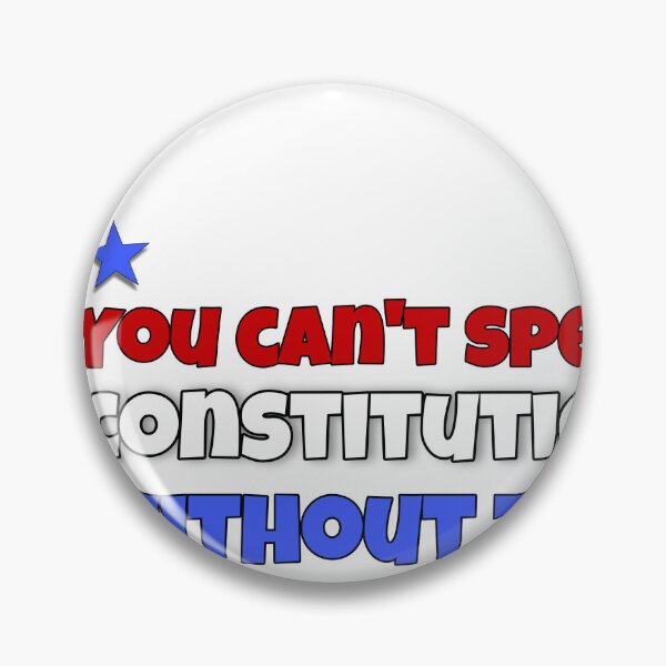 Item preview, Red, White & Royal Blue - U cant spell constitution without tits designed and sold by SpookyStar29.