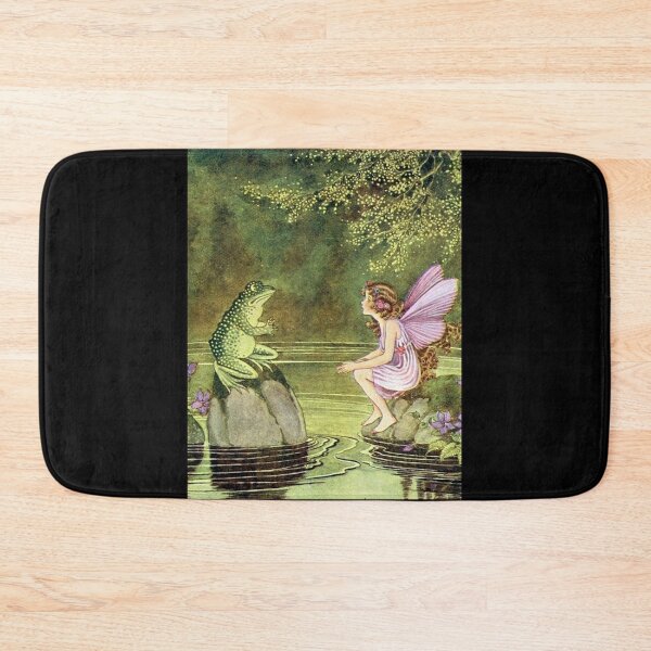 Item preview, Frog and Fairy Talking -Ida Rentoul Outhwaite designed and sold by forgottenbeauty.