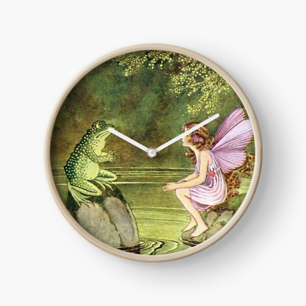 Item preview, Frog and Fairy Talking -Ida Rentoul Outhwaite designed and sold by forgottenbeauty.