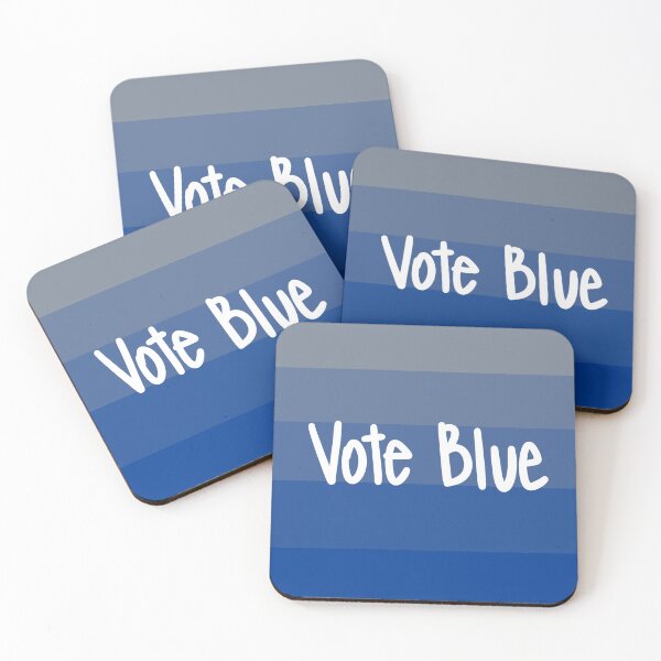 Item preview, Vote blue, support democracy, 2024 designed and sold by rocknpalette.