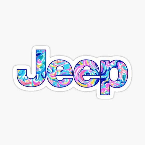 Jeep Lilly Pullitzer Sticker