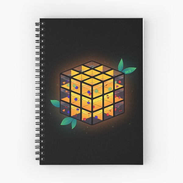 Item preview, Yellow fruit fluid glowing Rubik's cube designed and sold by Shaju.