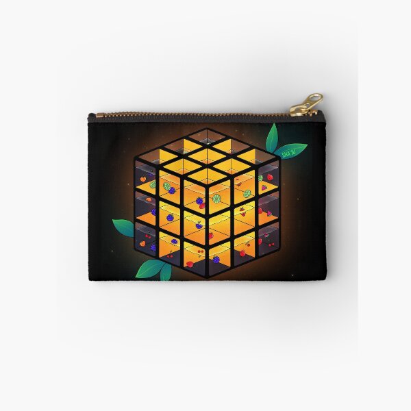 Item preview, Yellow fruit fluid glowing Rubik's cube designed and sold by Shaju.