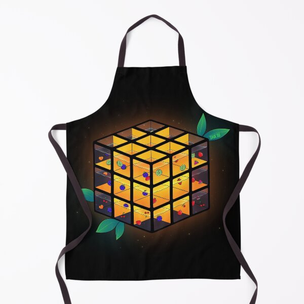 Item preview, Yellow fruit fluid glowing Rubik's cube designed and sold by Shaju.