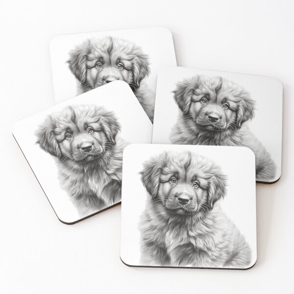 Item preview, Leonberger Puppy Drawing designed and sold by ttntt.
