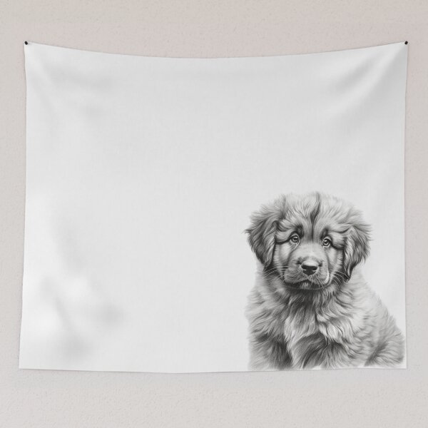 Item preview, Leonberger Puppy Drawing designed and sold by ttntt.