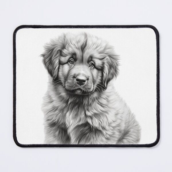 Item preview, Leonberger Puppy Drawing designed and sold by ttntt.