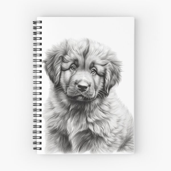 Item preview, Leonberger Puppy Drawing designed and sold by ttntt.