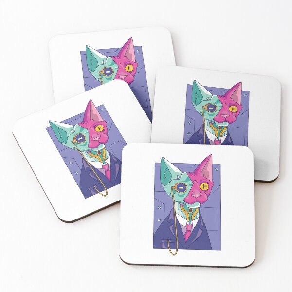 Item preview, Mechanical Whiskers - Siamese Android Cat designed and sold by slachtrijp.
