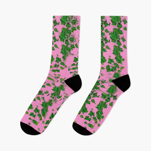 Item preview, GREEN HANGING IVY VINES PINK ART designed and sold by sharlesart.